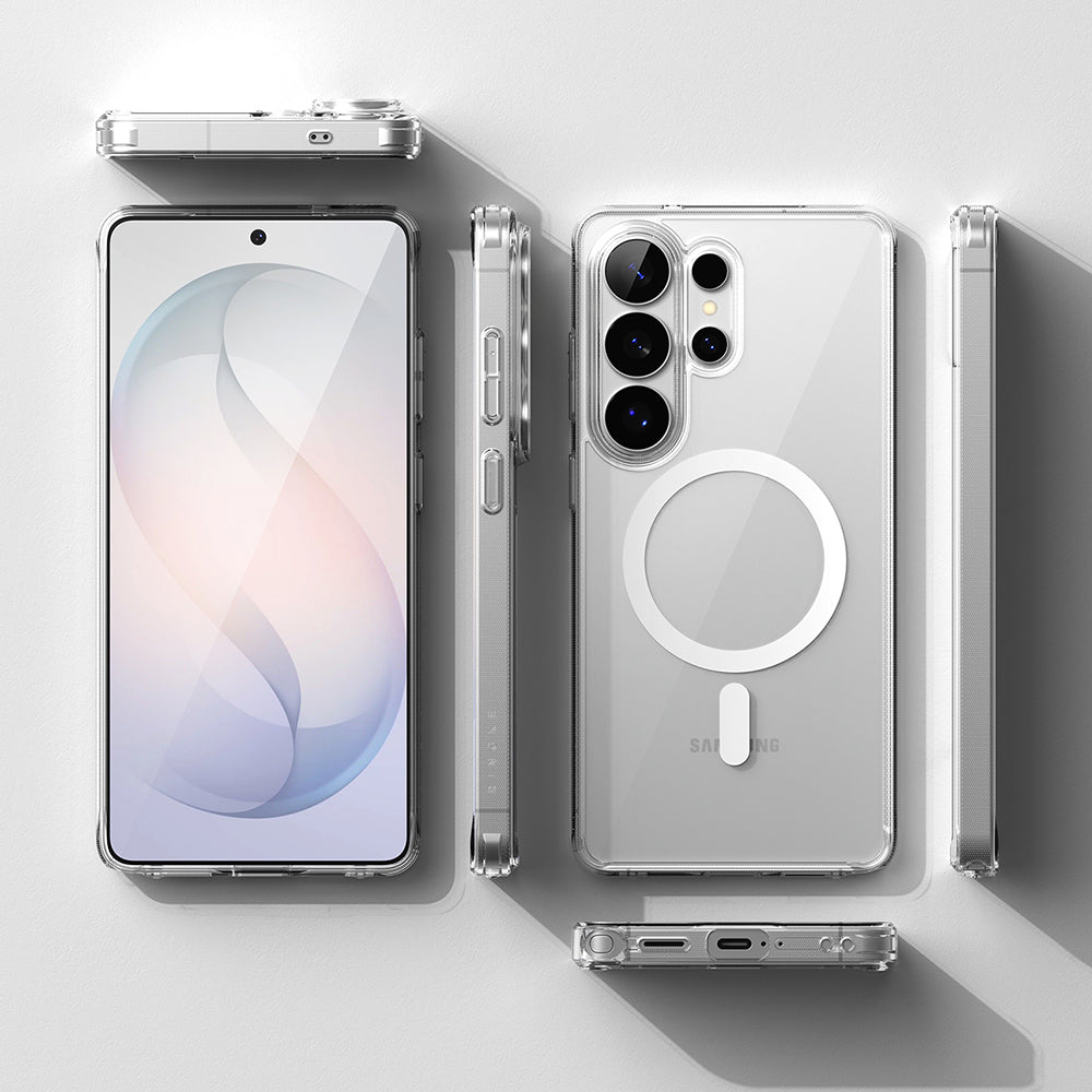 Husa MagSafe pentru Samsung Galaxy S26 Ultra, Ringke, Fusion, Transparenta