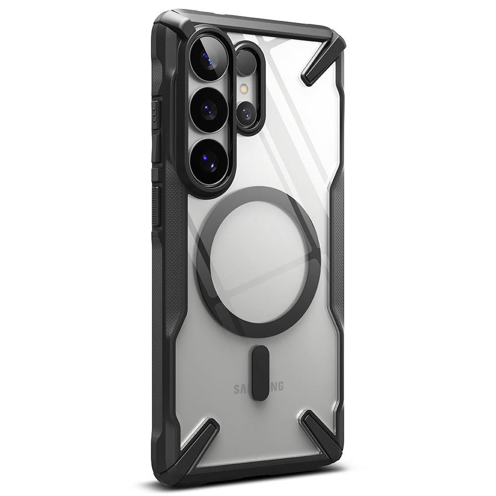 Husa MagSafe pentru Samsung Galaxy S26 Ultra, Ringke, Fusion X, Neagra