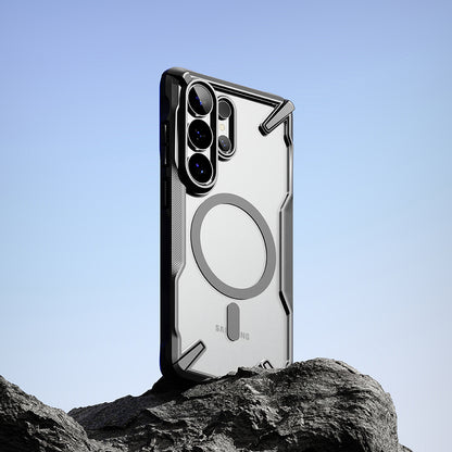 Husa MagSafe pentru Samsung Galaxy S26 Ultra, Ringke, Fusion X, Neagra