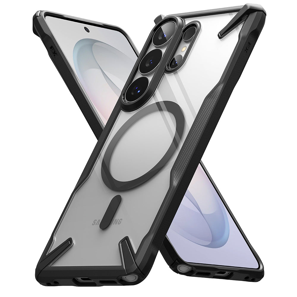 Husa MagSafe pentru Samsung Galaxy S26 Ultra, Ringke, Fusion X, Neagra