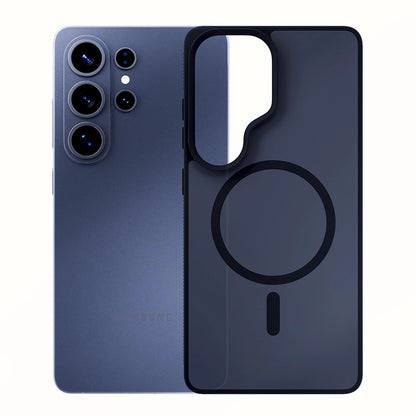 Husa MagSafe pentru Samsung Galaxy S26 Ultra S948, 3MK, Smoke MagCase, Gri