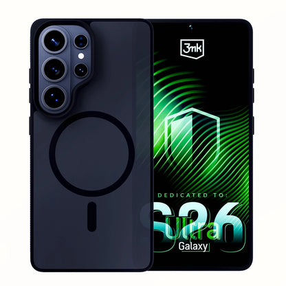 Husa MagSafe pentru Samsung Galaxy S26 Ultra S948, 3MK, Smoke MagCase, Gri