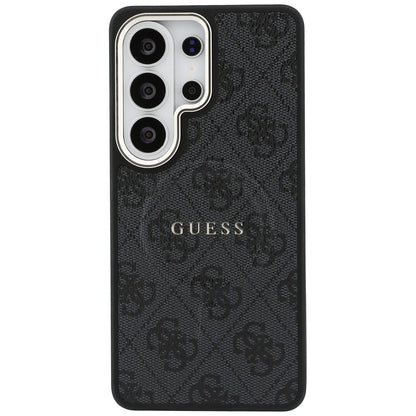 Husa MagSafe pentru Samsung Galaxy S26 Ultra S948, Guess, 4G Embossed Ring, Neagra