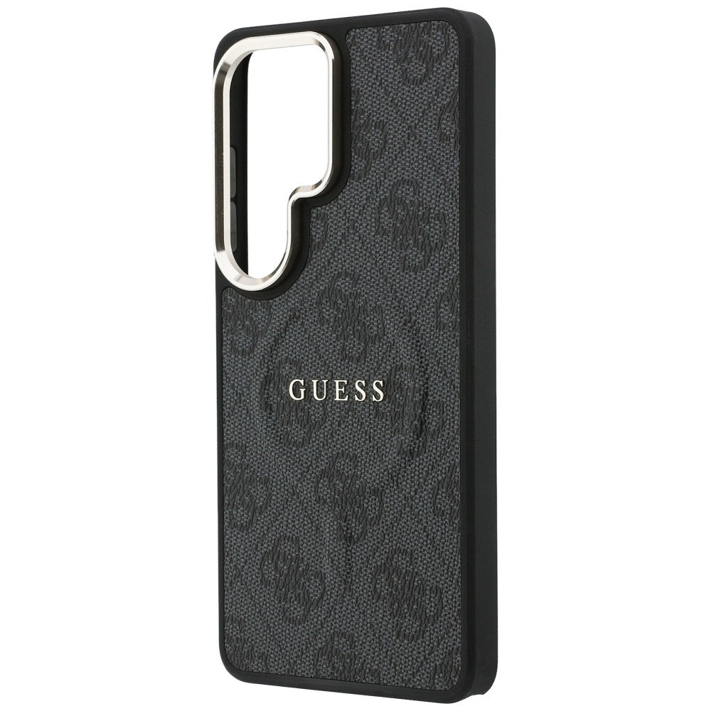 Husa MagSafe pentru Samsung Galaxy S26 Ultra S948, Guess, 4G Embossed Ring, Neagra