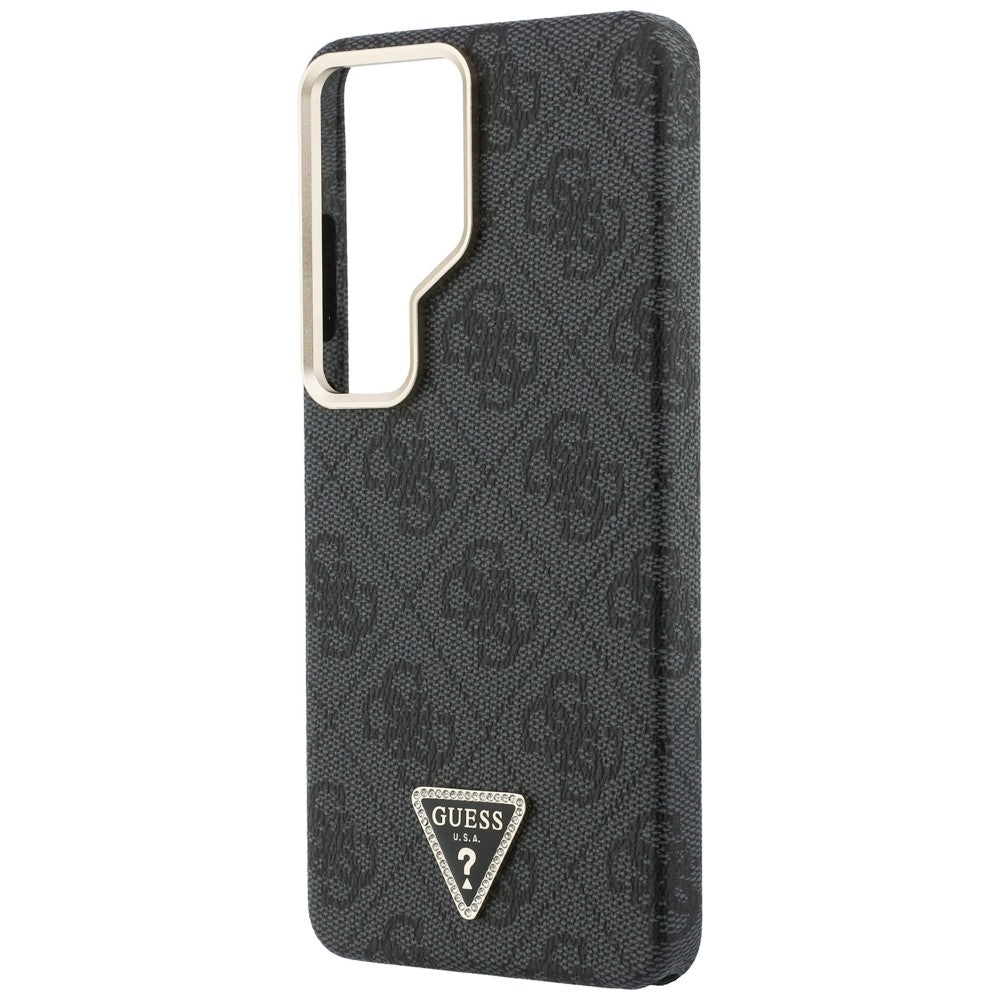 Husa MagSafe pentru Samsung Galaxy S26 Ultra S948, Guess, 4G Triangle Logo, Neagra