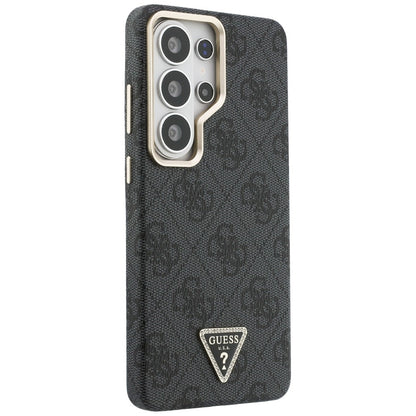 Husa MagSafe pentru Samsung Galaxy S26 Ultra S948, Guess, 4G Triangle Logo, Neagra