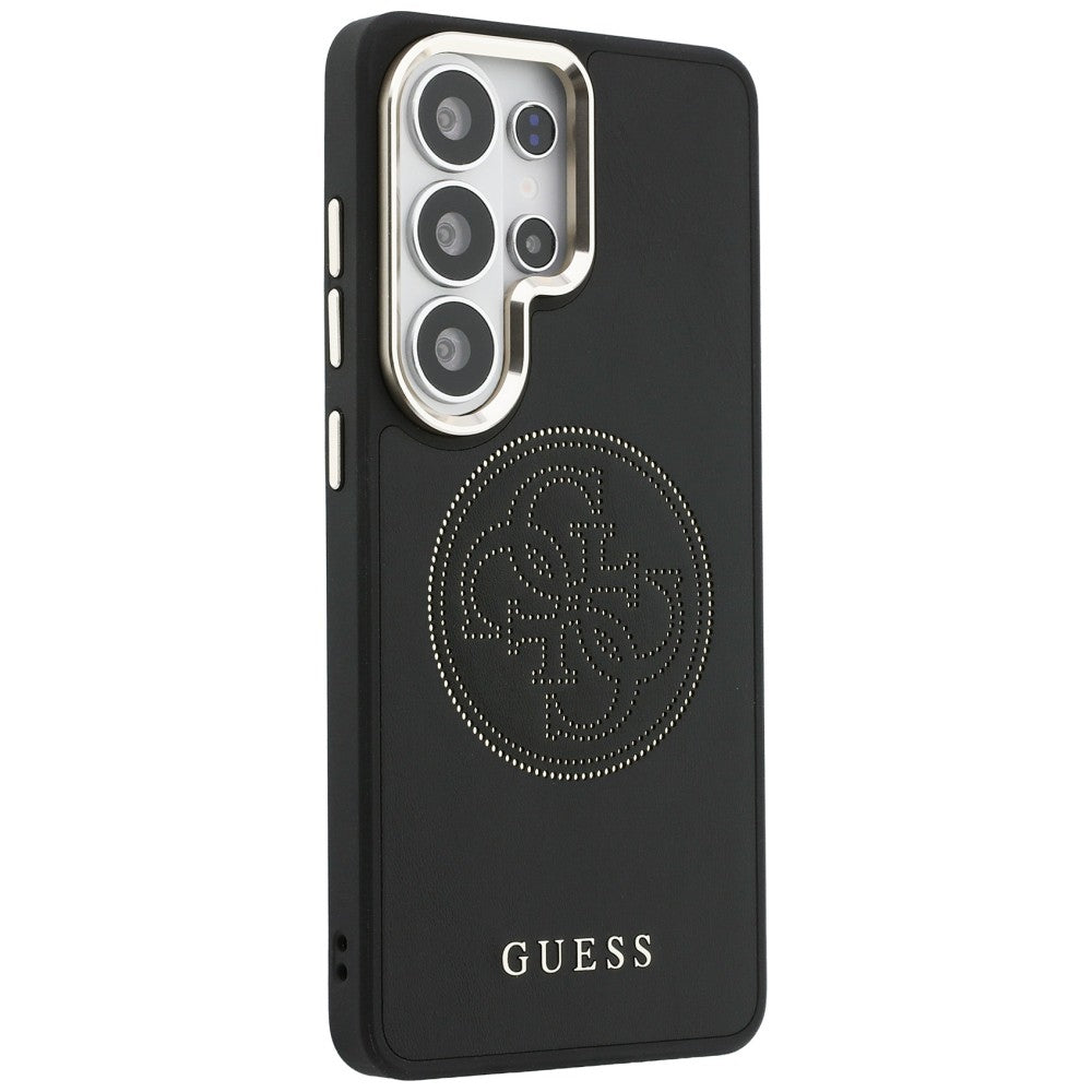 Husa MagSafe pentru Samsung Galaxy S26 Ultra S948, Guess, Perforated Logo, Neagra