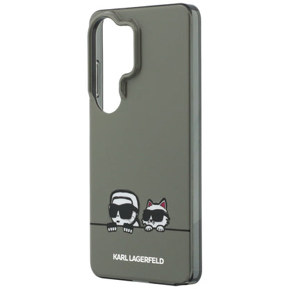 Husa MagSafe pentru Samsung Galaxy S26 Ultra S948, Karl Lagerfeld, IML Karl & Choupette Peekaboo Logo, Neagra