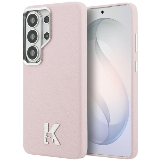 Husa MagSafe pentru Samsung Galaxy S26 Ultra S948, Karl Lagerfeld, Karl Head Logo, Roz