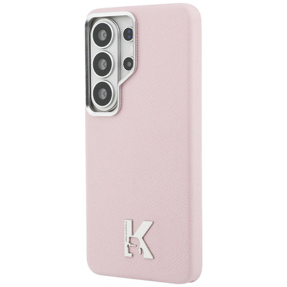 Husa MagSafe pentru Samsung Galaxy S26 Ultra S948, Karl Lagerfeld, Karl Head Logo, Roz