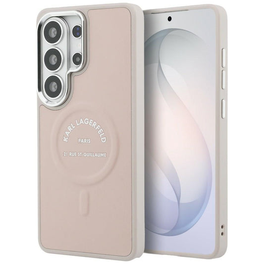 Husa MagSafe pentru Samsung Galaxy S26 Ultra S948, Karl Lagerfeld, Karl RSG Logo, Roz