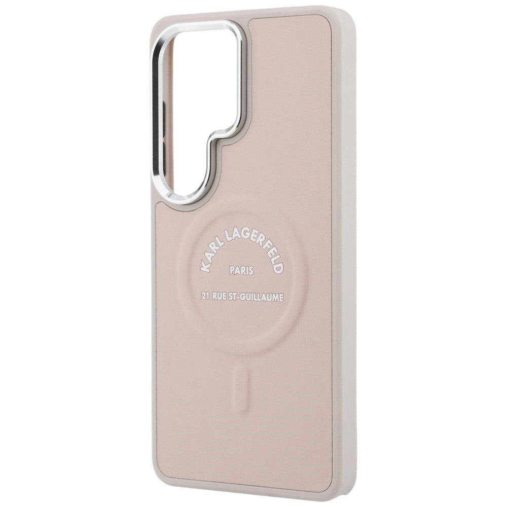 Husa MagSafe pentru Samsung Galaxy S26 Ultra S948, Karl Lagerfeld, Karl RSG Logo, Roz