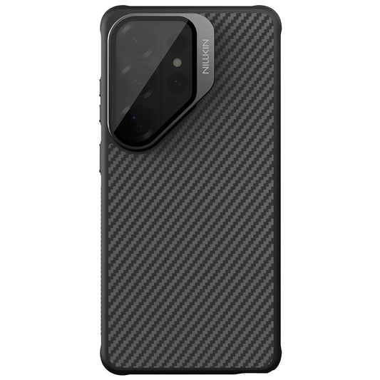 Husa MagSafe pentru Samsung Galaxy S26 Ultra S948, Nillkin, CarboProp with Transparent Black Lens Cover, Neagra