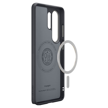 Husa MagSafe pentru Samsung Galaxy S26 Ultra S948, Spigen, Caseology Nano Pop, Neagra