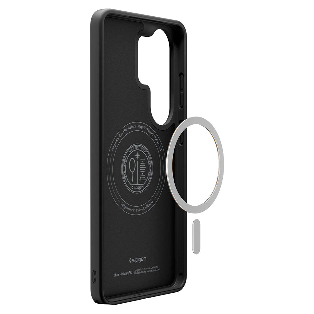 Husa MagSafe pentru Samsung Galaxy S26 Ultra S948, Spigen, Thin Fit, Neagra ACS11394
