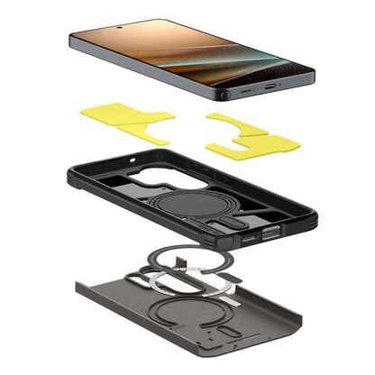 Husa MagSafe pentru Samsung Galaxy S26 Ultra S948, Spigen, Tough Armor, Gri ACS10685