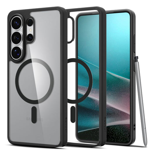 Husa MagSafe pentru Samsung Galaxy S26 Ultra S948, Spigen, Ultra Hybrid, Neagra Mata ACS10680
