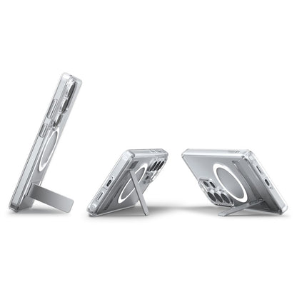 Husa MagSafe pentru Samsung Galaxy S26 Ultra S948, Spigen, Ultra Hybrid S, Transparenta Alba ACS11032