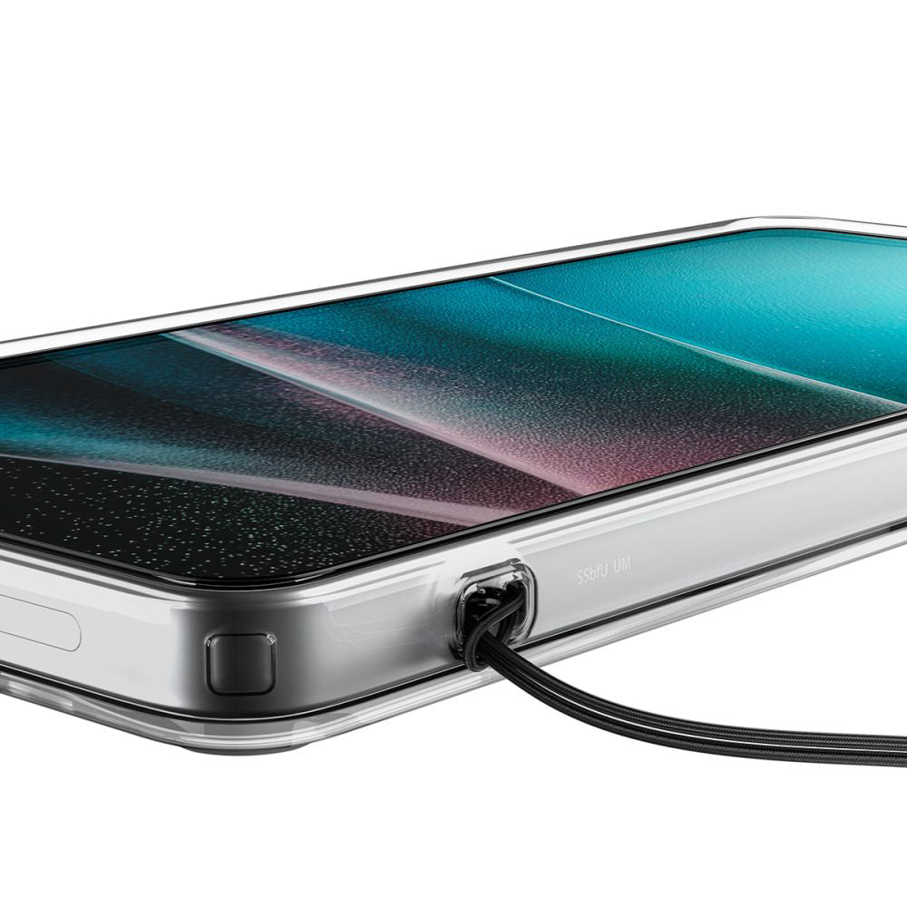 Husa MagSafe pentru Samsung Galaxy S26 Ultra S948, Spigen, Ultra Hybrid, Transparenta Alba ACS10679