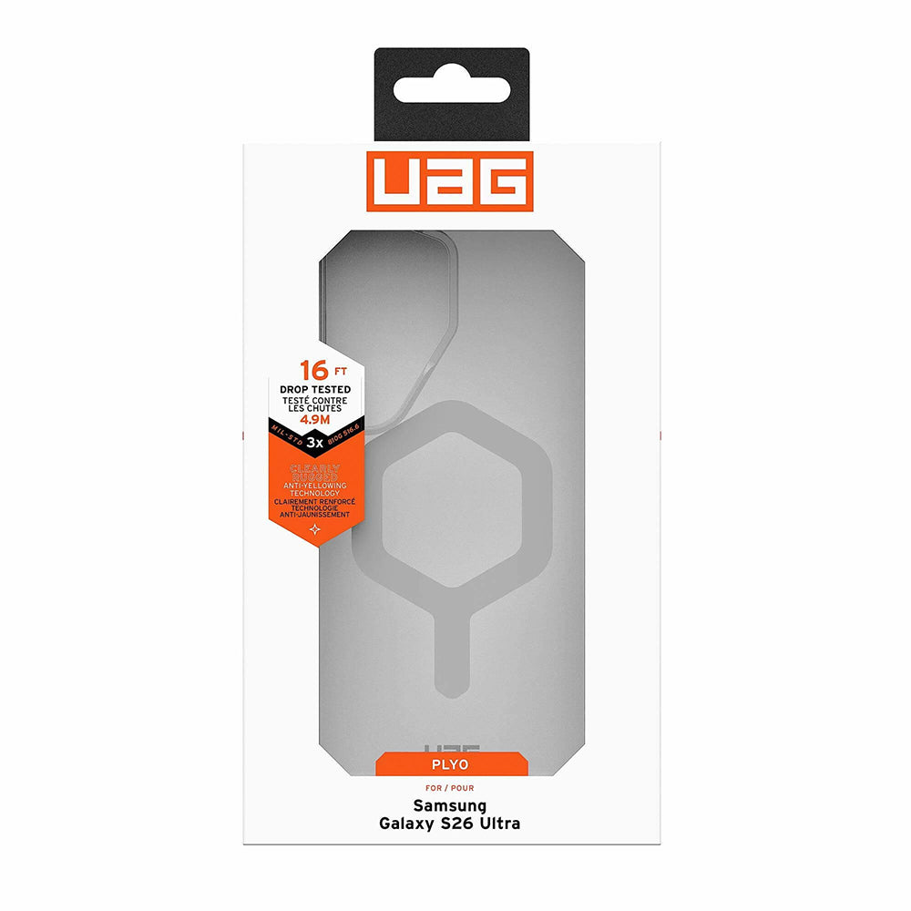 Husa MagSafe pentru Samsung Galaxy S26 Ultra S948, Urban Armor Gear, Plyo, Transparenta