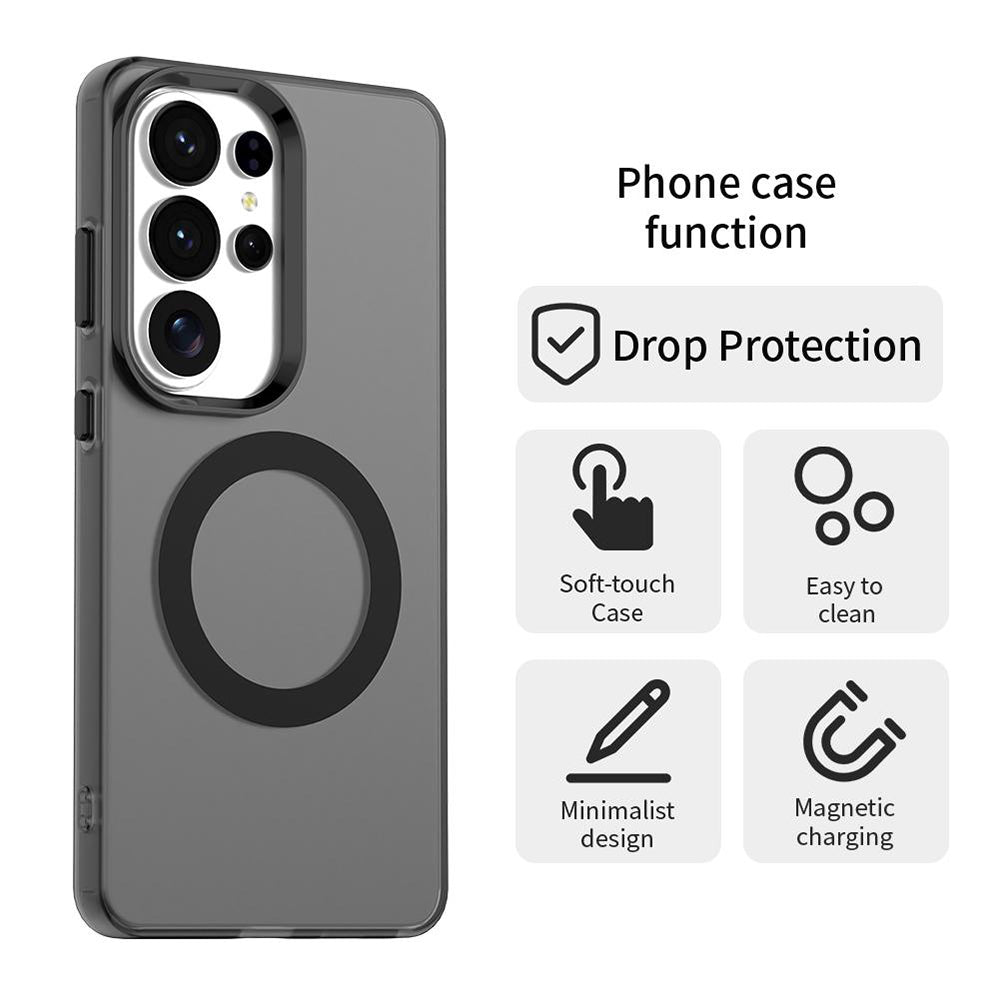 Husa MagSafe pentru Samsung Galaxy S26 Ultra S948, Techsuit, CandyCase, Neagra