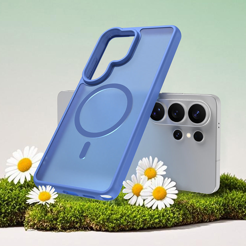 Husa MagSafe pentru Samsung Galaxy S26 Ultra, Techsuit, HaloFrost II, Albastra