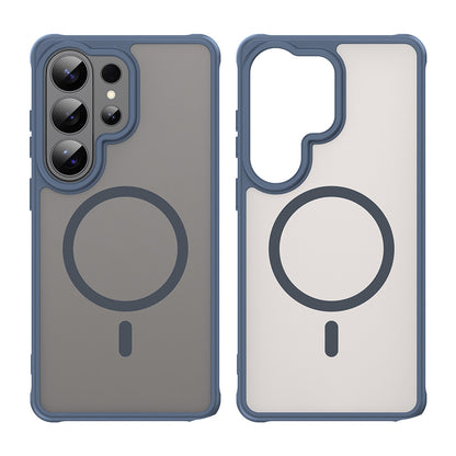 Husa MagSafe pentru Samsung Galaxy S26 Ultra, Techsuit, HaloFrost II, Bleumarin