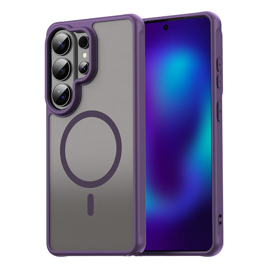 Husa MagSafe pentru Samsung Galaxy S26 Ultra, Techsuit, HaloFrost II, Mov