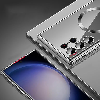 Husa MagSafe pentru Samsung Galaxy S26 Ultra, Techsuit, Luxury Crystal, Aurie