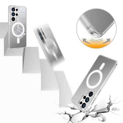 Husa MagSafe pentru Samsung Galaxy S26 Ultra, Techsuit, Pro, Transparenta