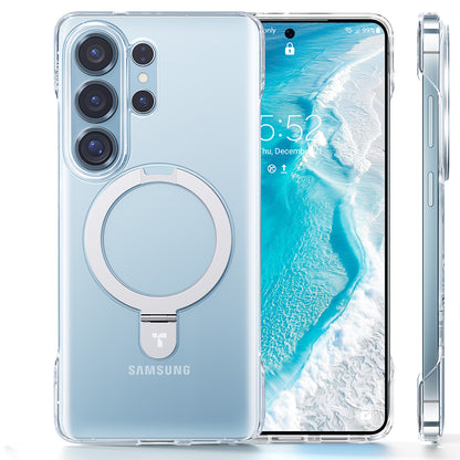 Husa MagSafe pentru Samsung Galaxy S26 Ultra, Torras, Ostand Slim, Transparenta