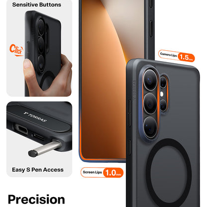 Husa MagSafe pentru Samsung Galaxy S26 Ultra, Torras, Pstand, Transparenta