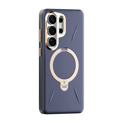 Husa MagSafe pentru Samsung Galaxy S26 Ultra, Torras, QPRO Leather, Mov