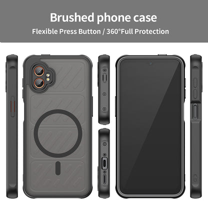 Husa MagSafe pentru Samsung Galaxy XCover7 Pro, Techsuit, HaloFrost II, Neagra