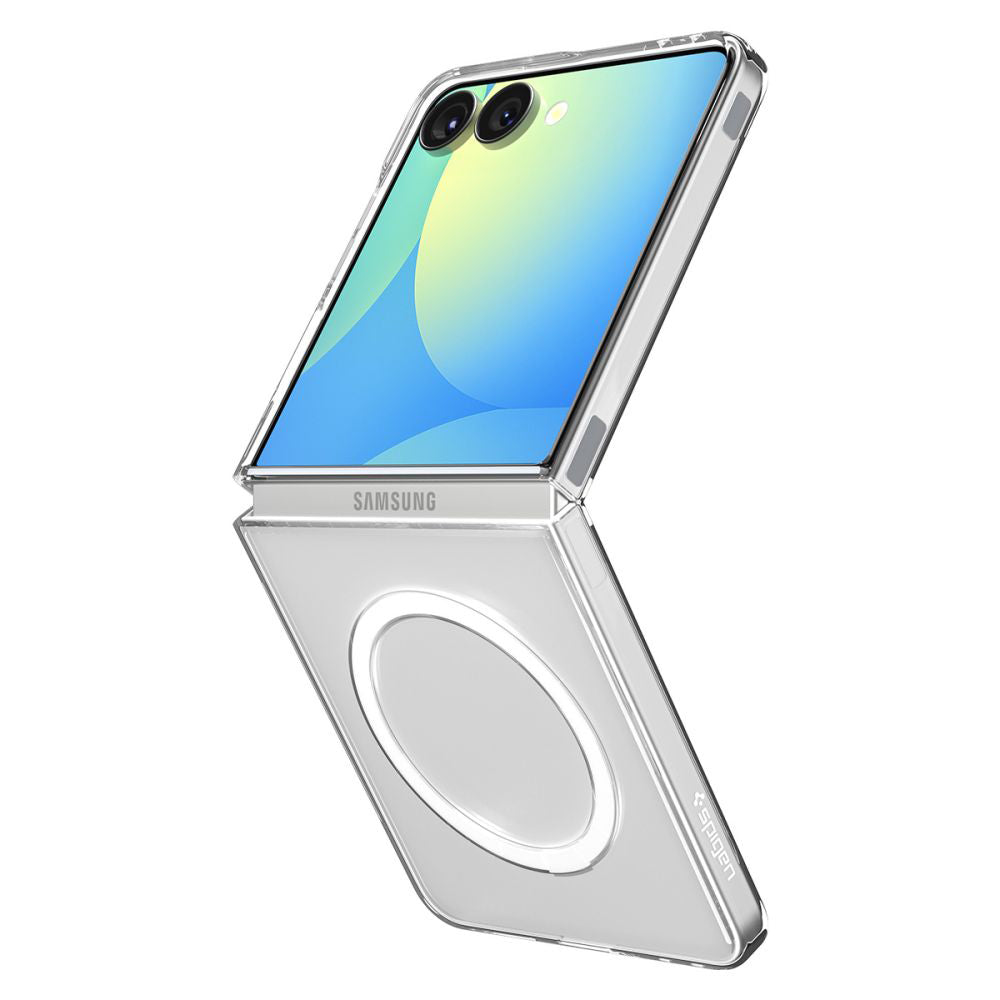 Husa MagSafe pentru Samsung Galaxy Z Flip7 F766, Spigen, Air Skin, Transparenta ACS09556