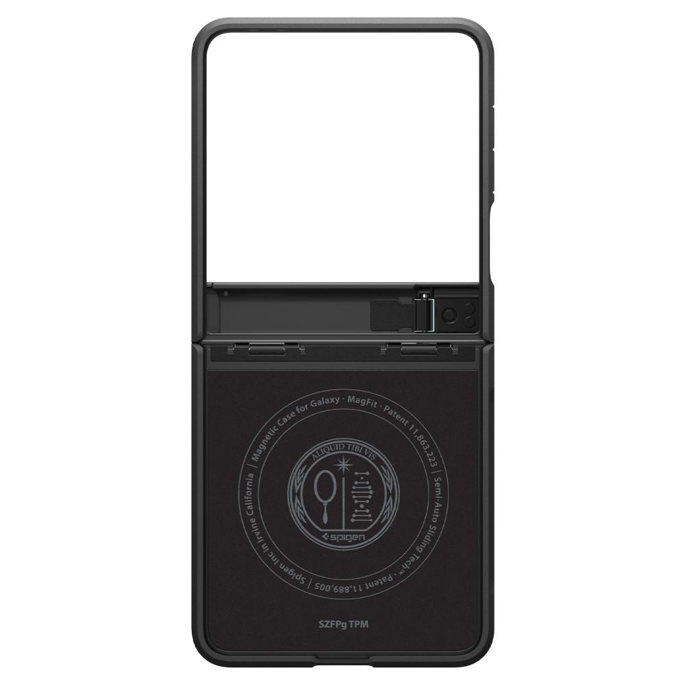 Husa MagSafe pentru Samsung Galaxy Z Flip7 F766, Spigen, Tough Armor Pro, Neagra ACS09561