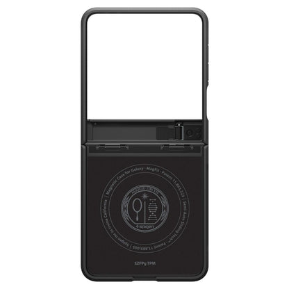 Husa MagSafe pentru Samsung Galaxy Z Flip7 F766, Spigen, Tough Armor Pro, Neagra ACS09561
