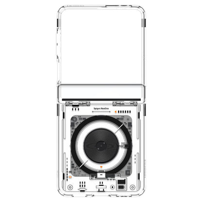 Husa MagSafe pentru Samsung Galaxy Z Flip7 F766, Spigen, Ultra Hybrid Pro Neo One, Transparenta ACS09560