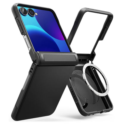 Husa MagSafe pentru Samsung Galaxy Z Flip8 F776, Ringke, Onyx Flap, Neagra
