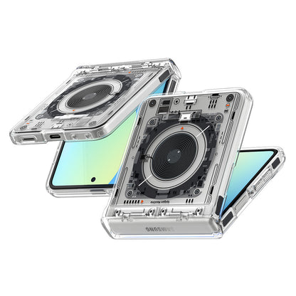 Husa MagSafe pentru Samsung Galaxy Z Flip8 F776, Spigen, Ultra Hybrid Pro Neo One, Transparenta ACS11525