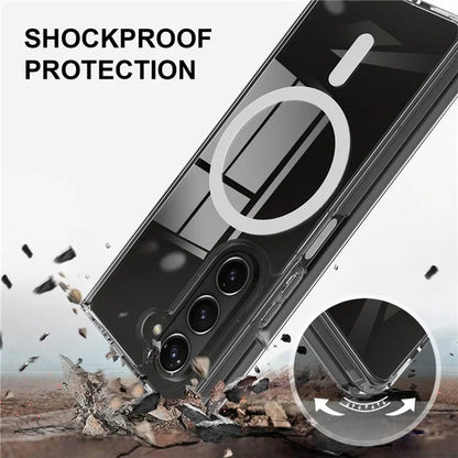 Husa MagSafe pentru Samsung Galaxy Z Fold6 F956, Techsuit, Pro, Transparenta