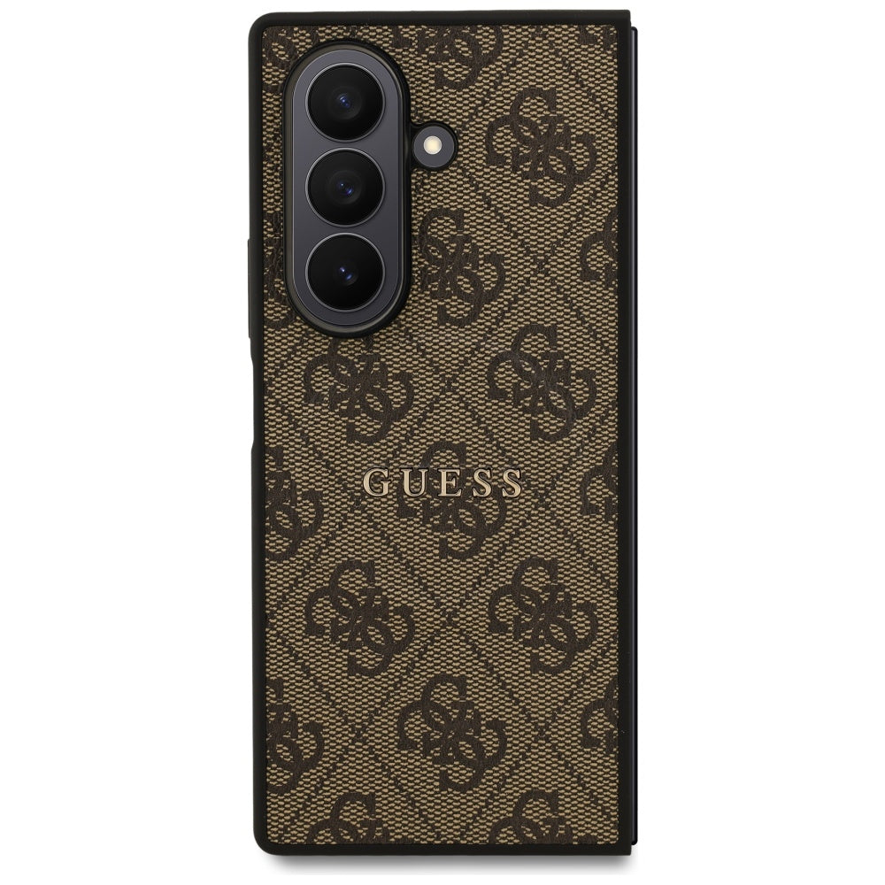 Husa MagSafe pentru Samsung Galaxy Z Fold7 F966, Guess, 4G Classic, Maro