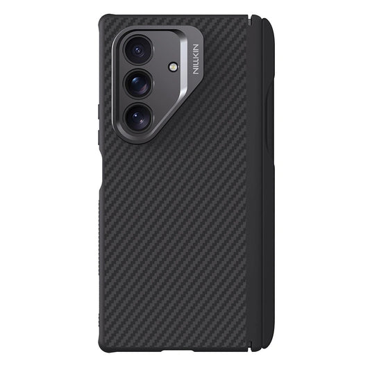 Husa MagSafe pentru Samsung Galaxy Z Fold7 F966, Nillkin, CarboProp with Camera Cutout and S-Pen Holder, Neagra
