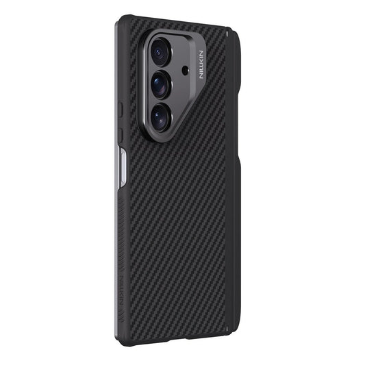 Husa MagSafe pentru Samsung Galaxy Z Fold7 F966, Nillkin, CarboProp with Camera Cutout and S-Pen Holder, Neagra