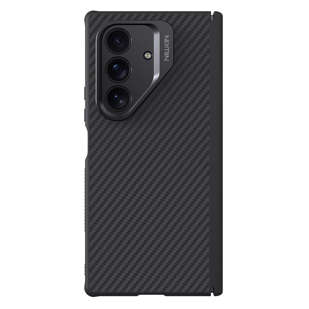 Husa MagSafe pentru Samsung Galaxy Z Fold7 F966, Nillkin, CarboProp with Camera Cutout, Neagra