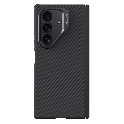 Husa MagSafe pentru Samsung Galaxy Z Fold7 F966, Nillkin, CarboProp with Camera Cutout, Neagra