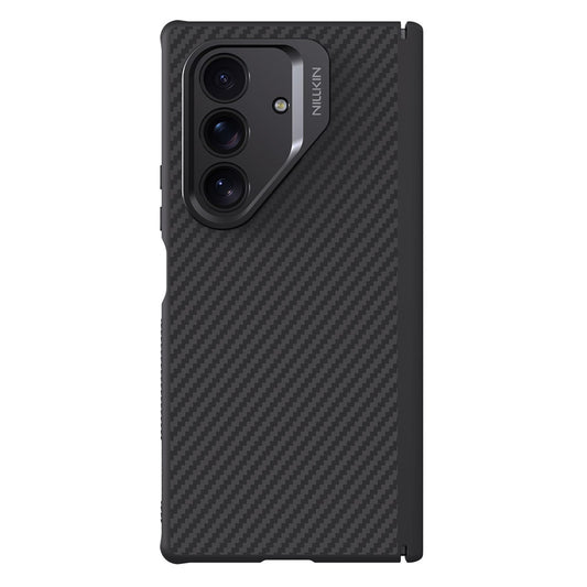 Husa MagSafe pentru Samsung Galaxy Z Fold7 F966, Nillkin, CarboProp with Camera Cutout, Neagra