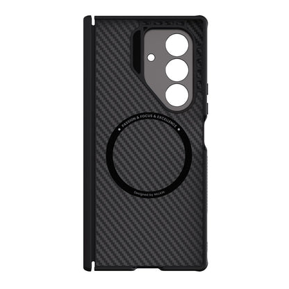 Husa MagSafe pentru Samsung Galaxy Z Fold7 F966, Nillkin, CarboProp with Camera Cutout, Neagra