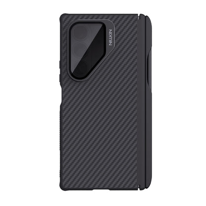 Husa MagSafe pentru Samsung Galaxy Z Fold7 F966, Nillkin, CarboProp with Transparent Black Lens Cover and S-Pen Holder, Neagra