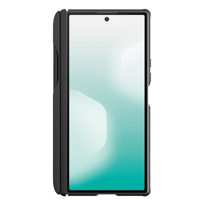 Husa MagSafe pentru Samsung Galaxy Z Fold7 F966, Nillkin, CarboProp with Transparent Black Lens Cover and S-Pen Holder, Neagra
